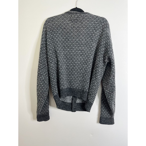 Vintage Sweater Graphix Grey Cardigan Sweater - Picture 6 of 8